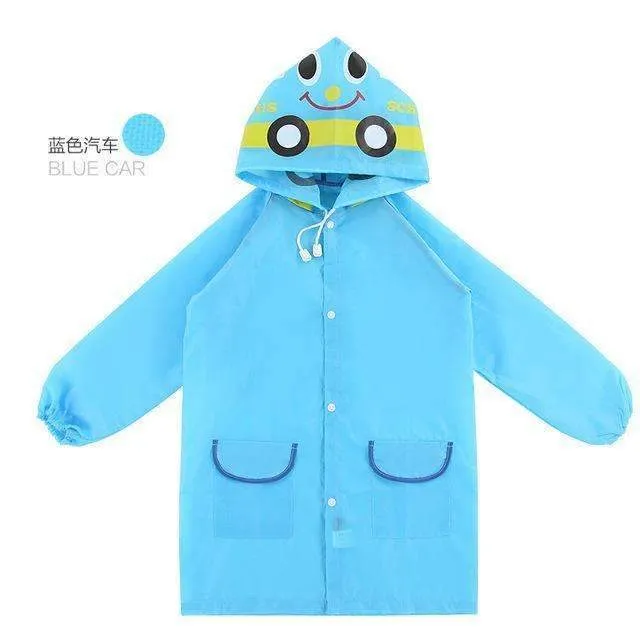 1PC Kids Rain Coat Children Raincoat Rainwear/Rainsuit,Kids Waterproof Animal Raincoat Student Poncho