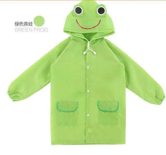 1PC Kids Rain Coat Children Raincoat Rainwear/Rainsuit,Kids Waterproof Animal Raincoat Student Poncho