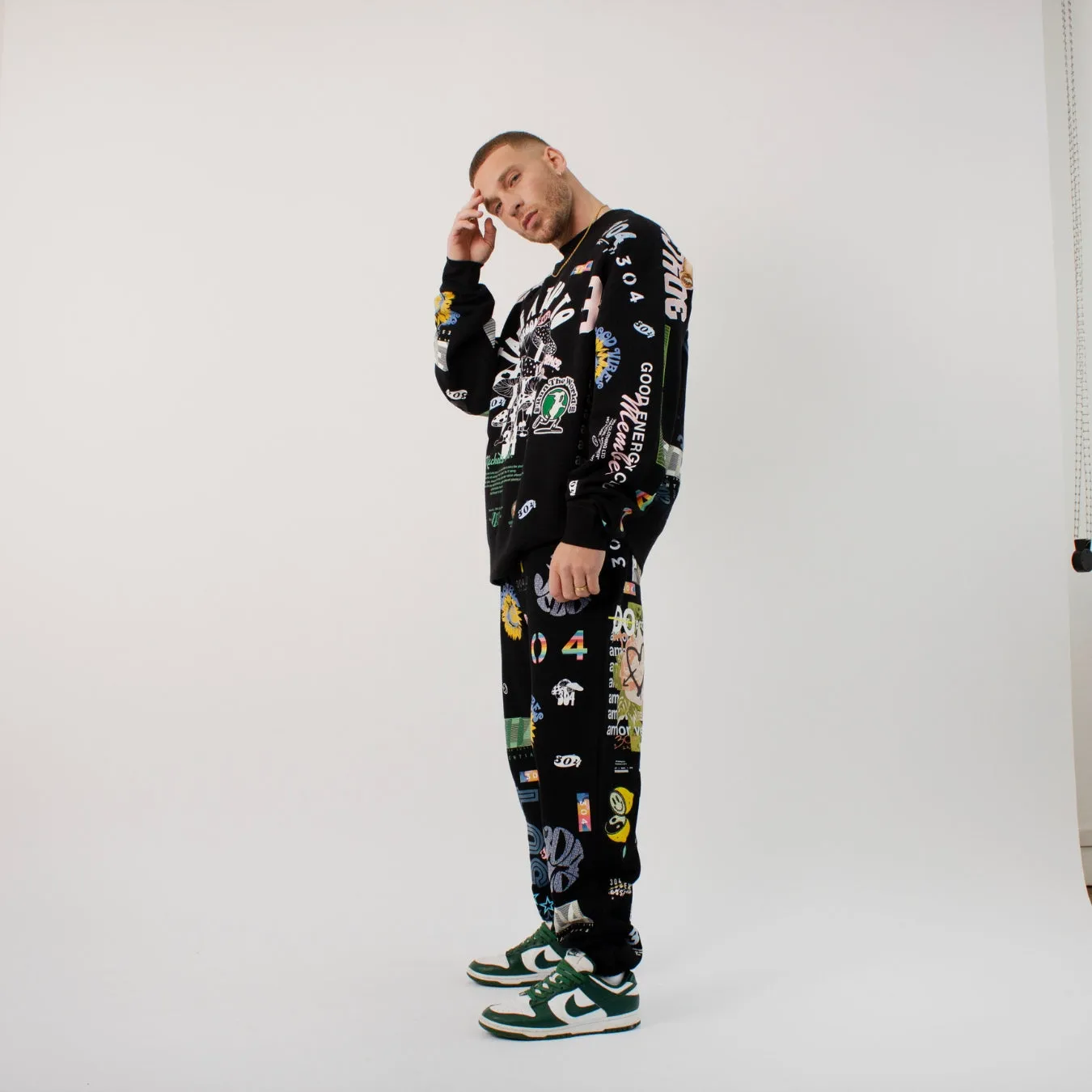 304 Mens Apex Jogger Black