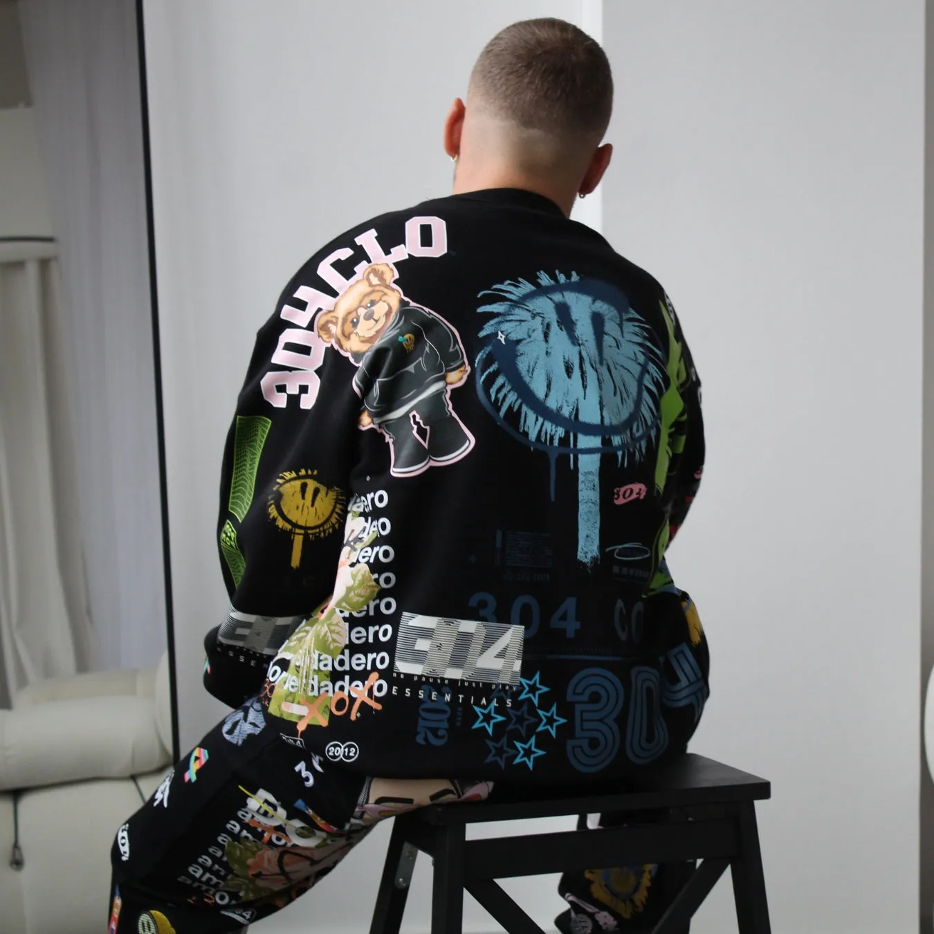 304 Mens Apex Jogger Black