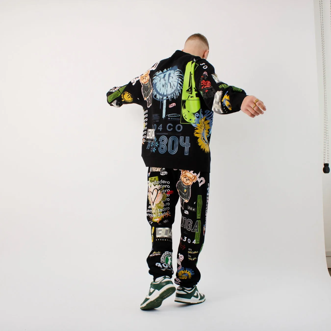 304 Mens Apex Jogger Black