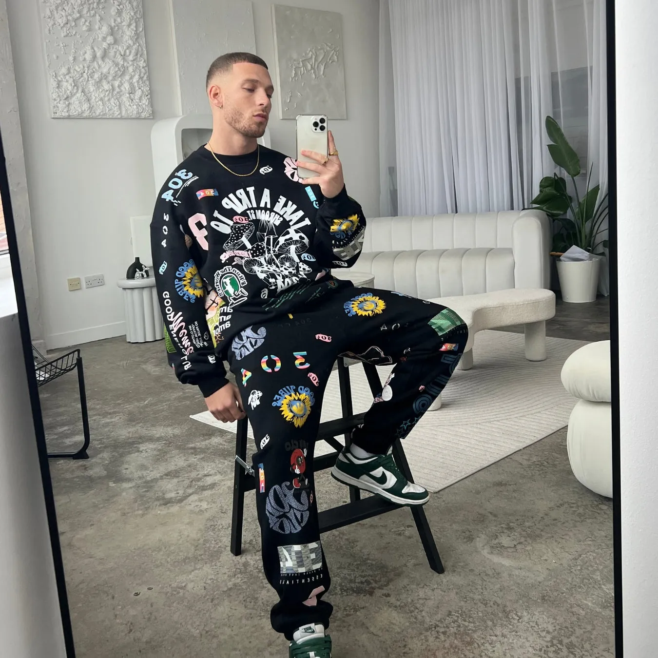 304 Mens Apex Jogger Black
