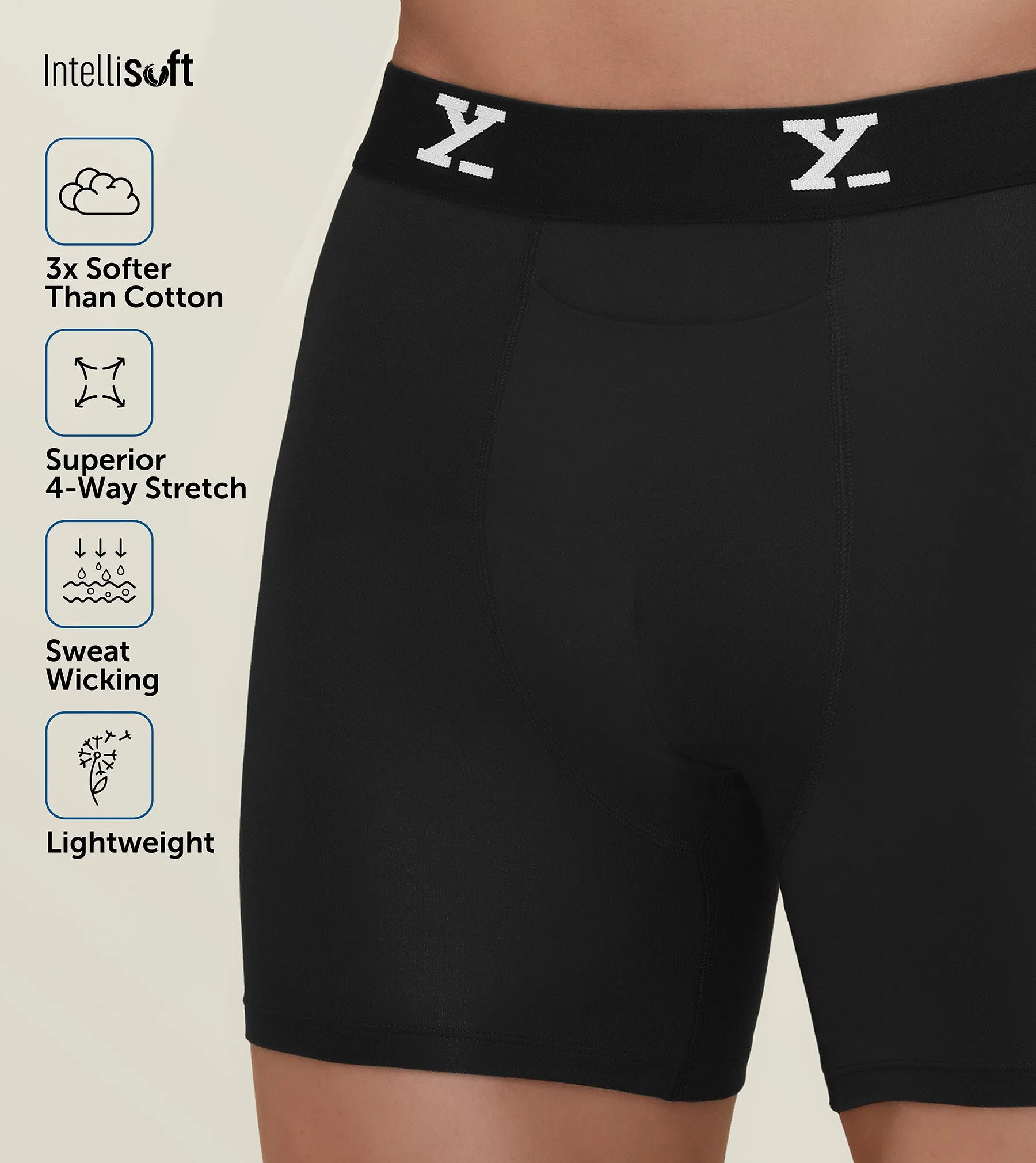 Ace Modal Boxer Briefs Black Knight