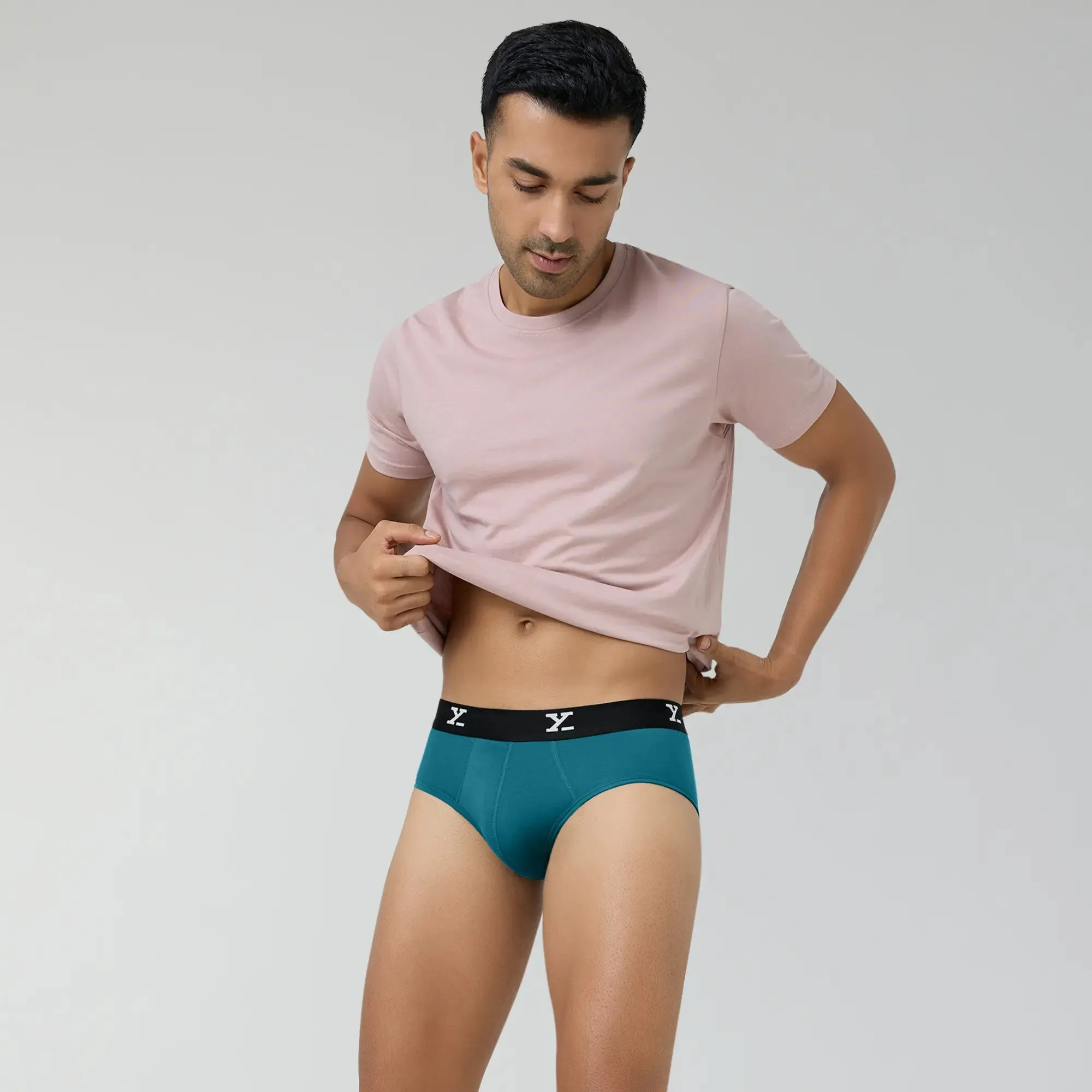 Ace Modal Briefs Aqua Blue
