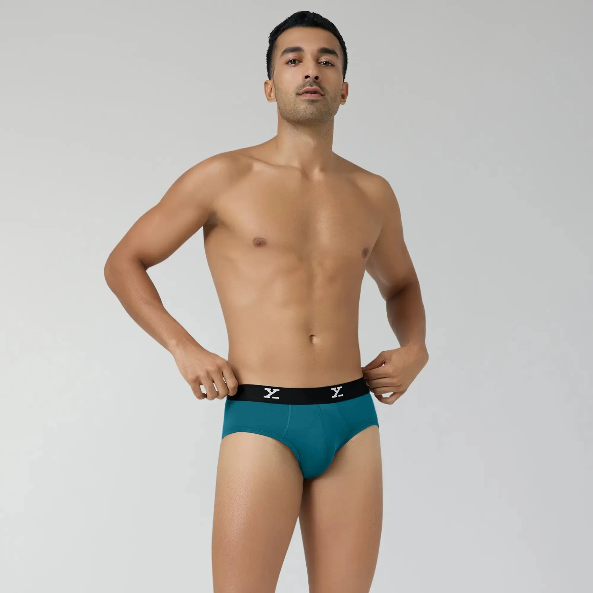 Ace Modal Briefs Aqua Blue