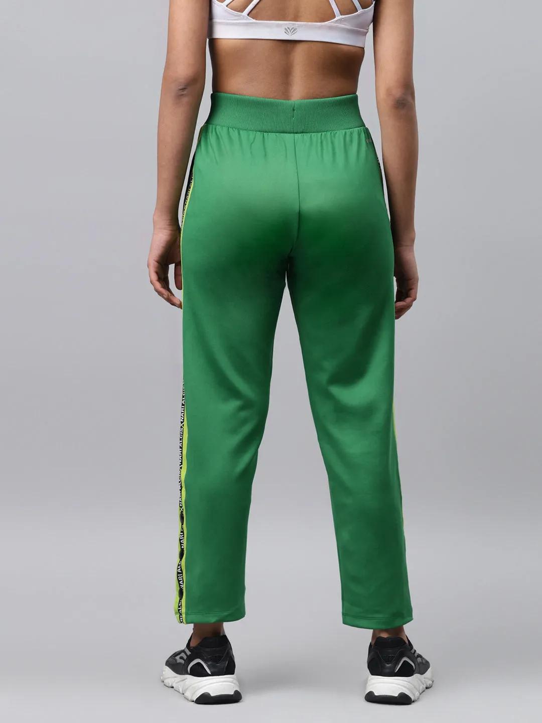 Alcis Women Green Solid Track Pants