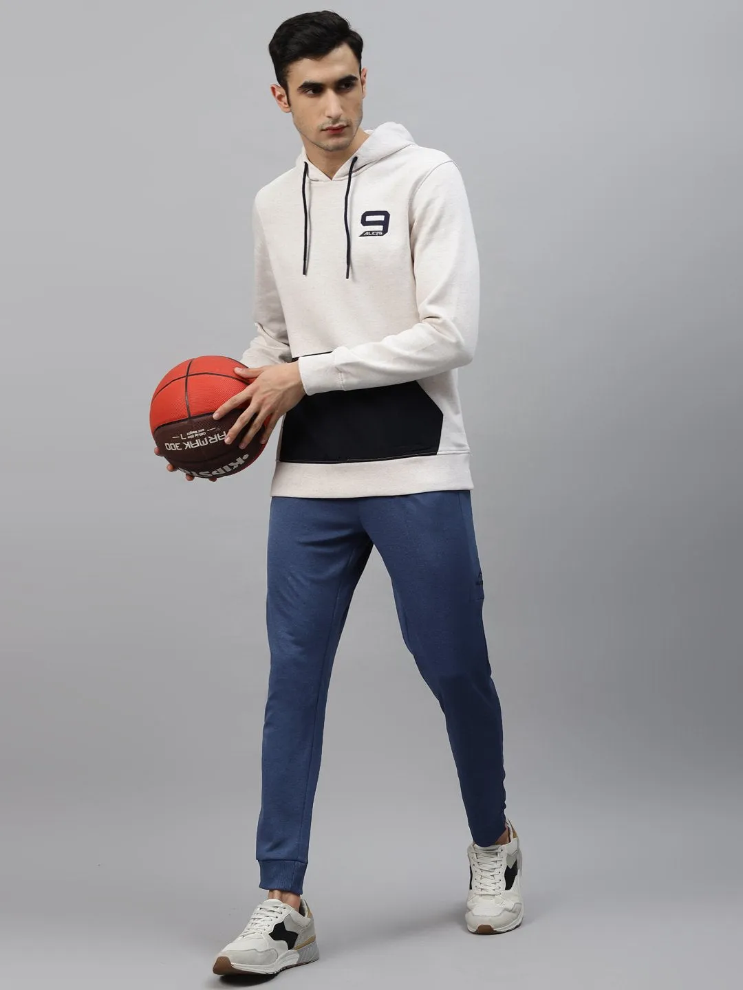 Alcis Women Navy Blue Solid Joggers