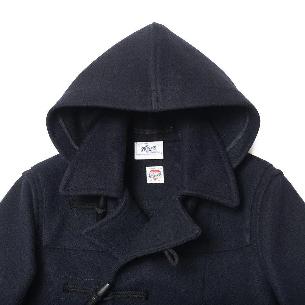 Allevol 'Pat' Duffle Coat Navy