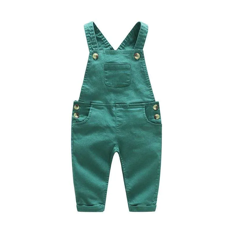 Animal Print Overall Set