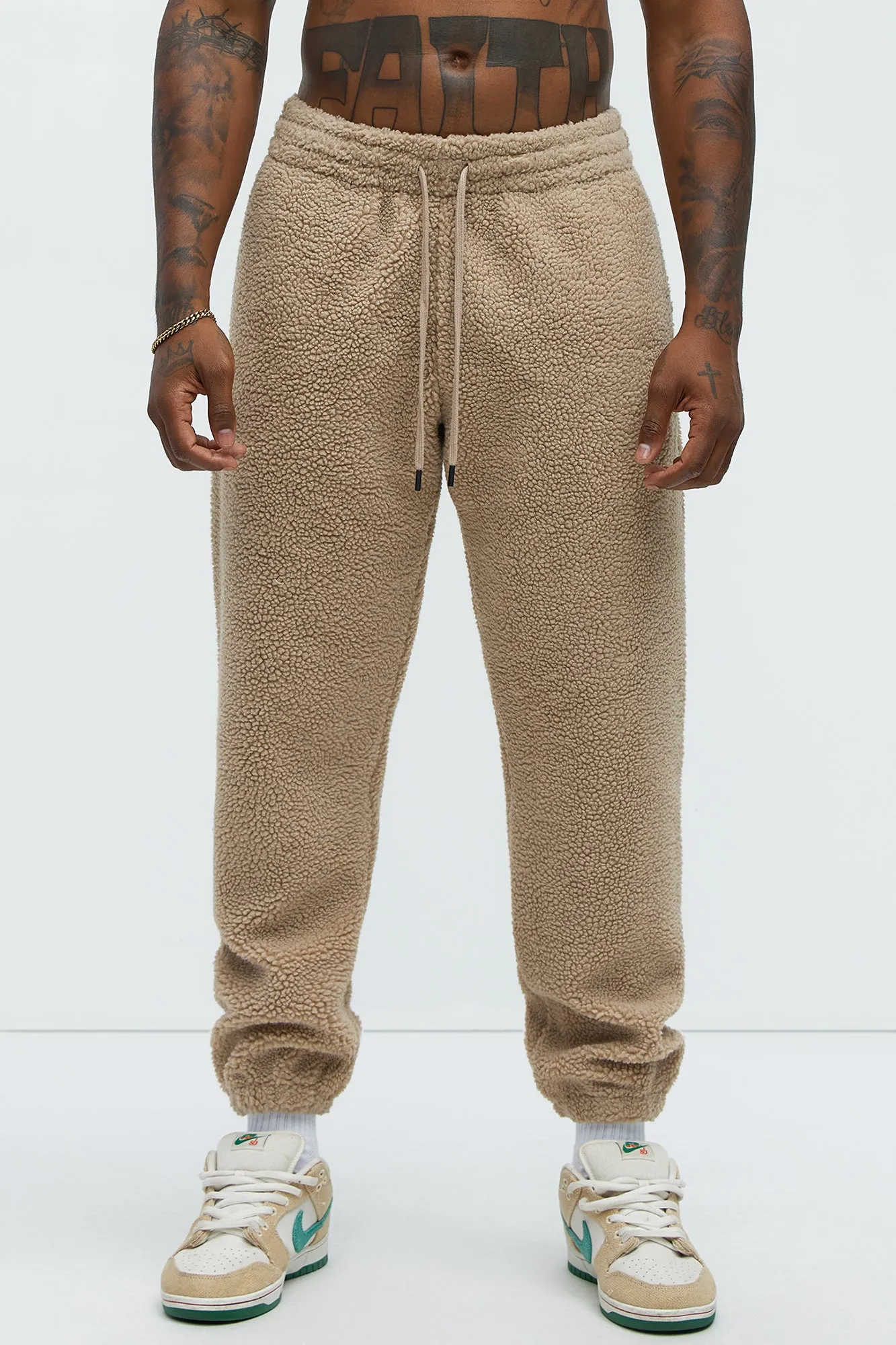 Axel Polar Fleece Jogger - Tan