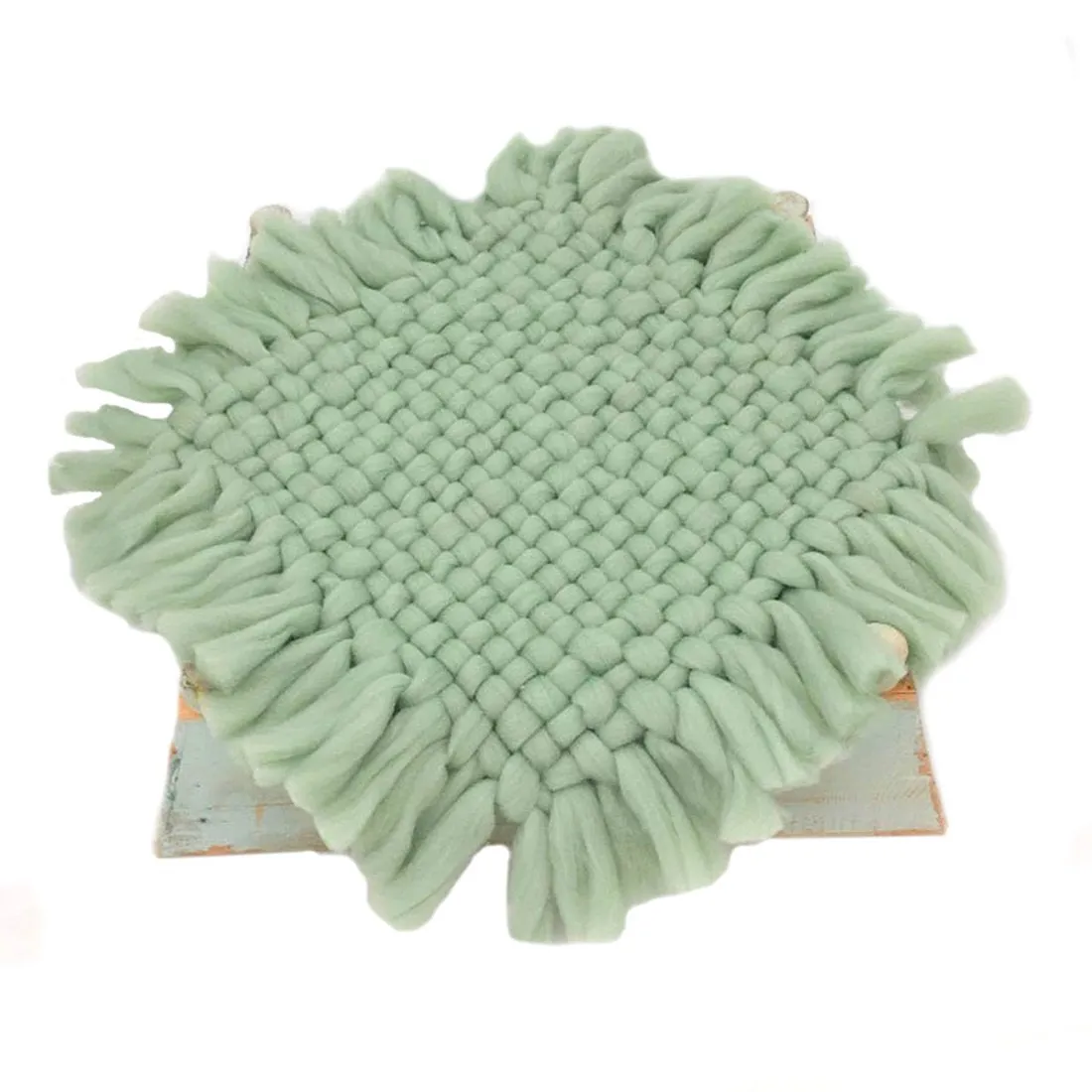 Babymoon Marino Wool Pineapple Layer Basket Filler Baby Photography Blanket