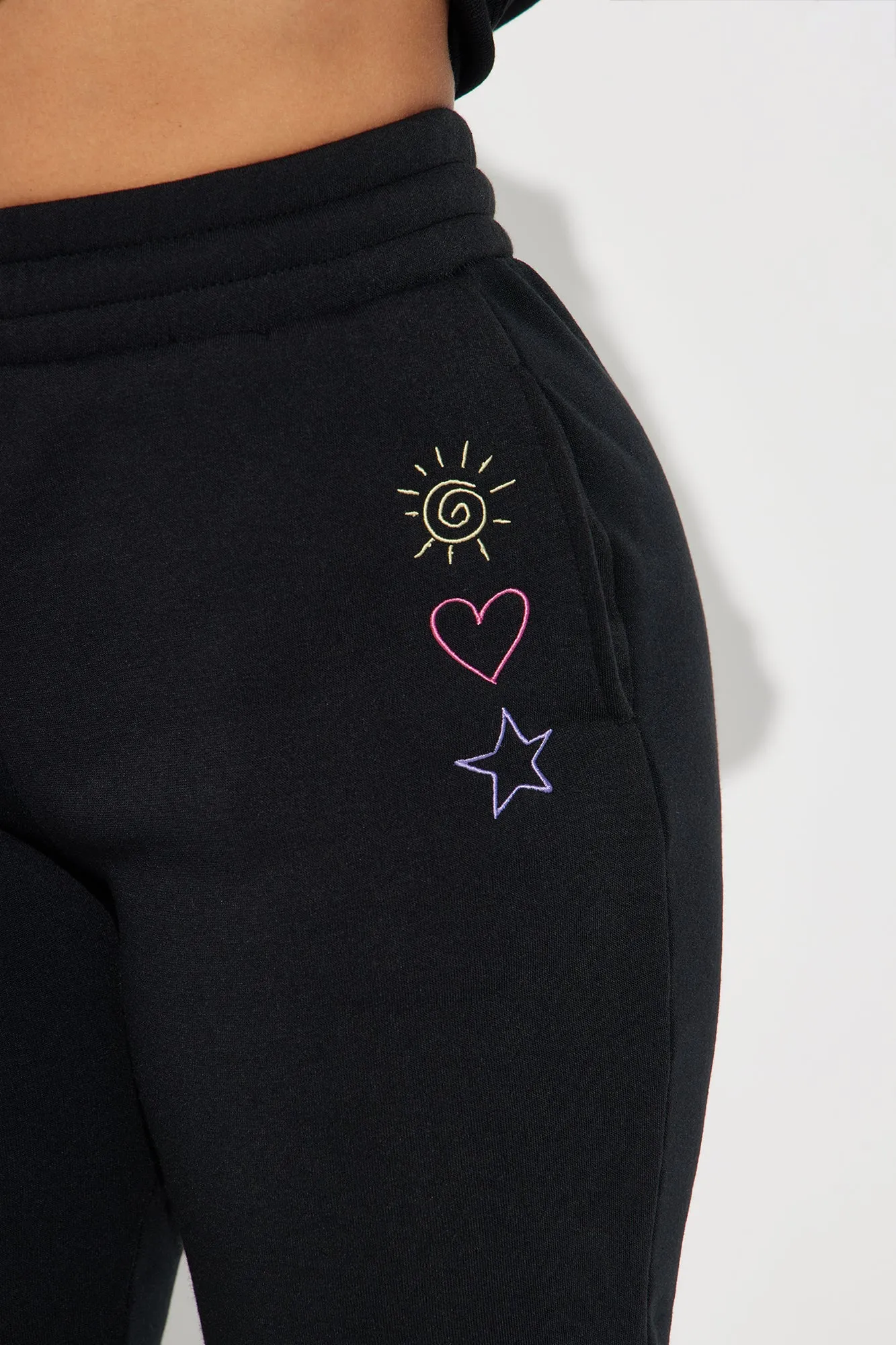 Be Kind Jogger Set - Black