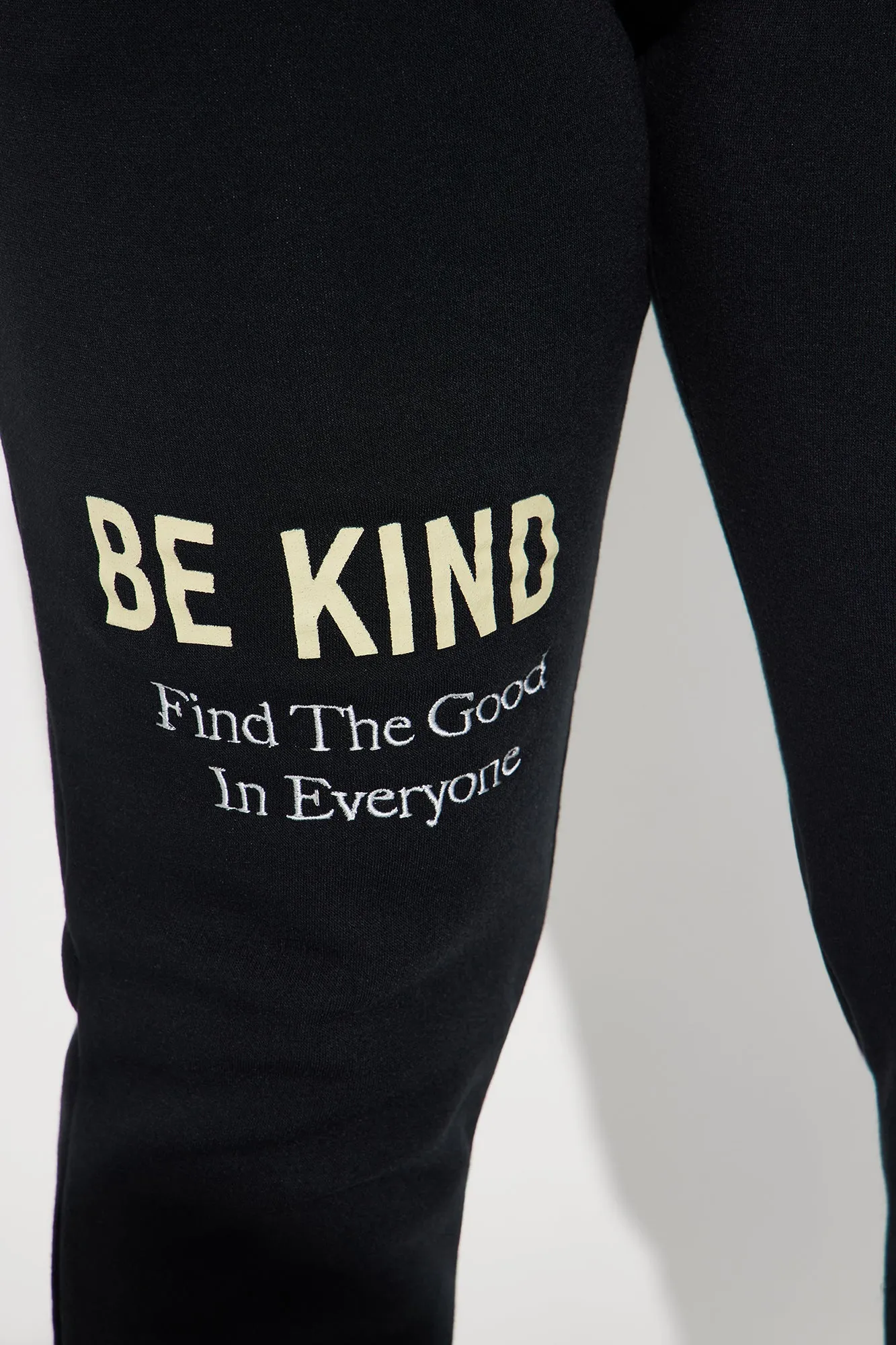 Be Kind Jogger Set - Black
