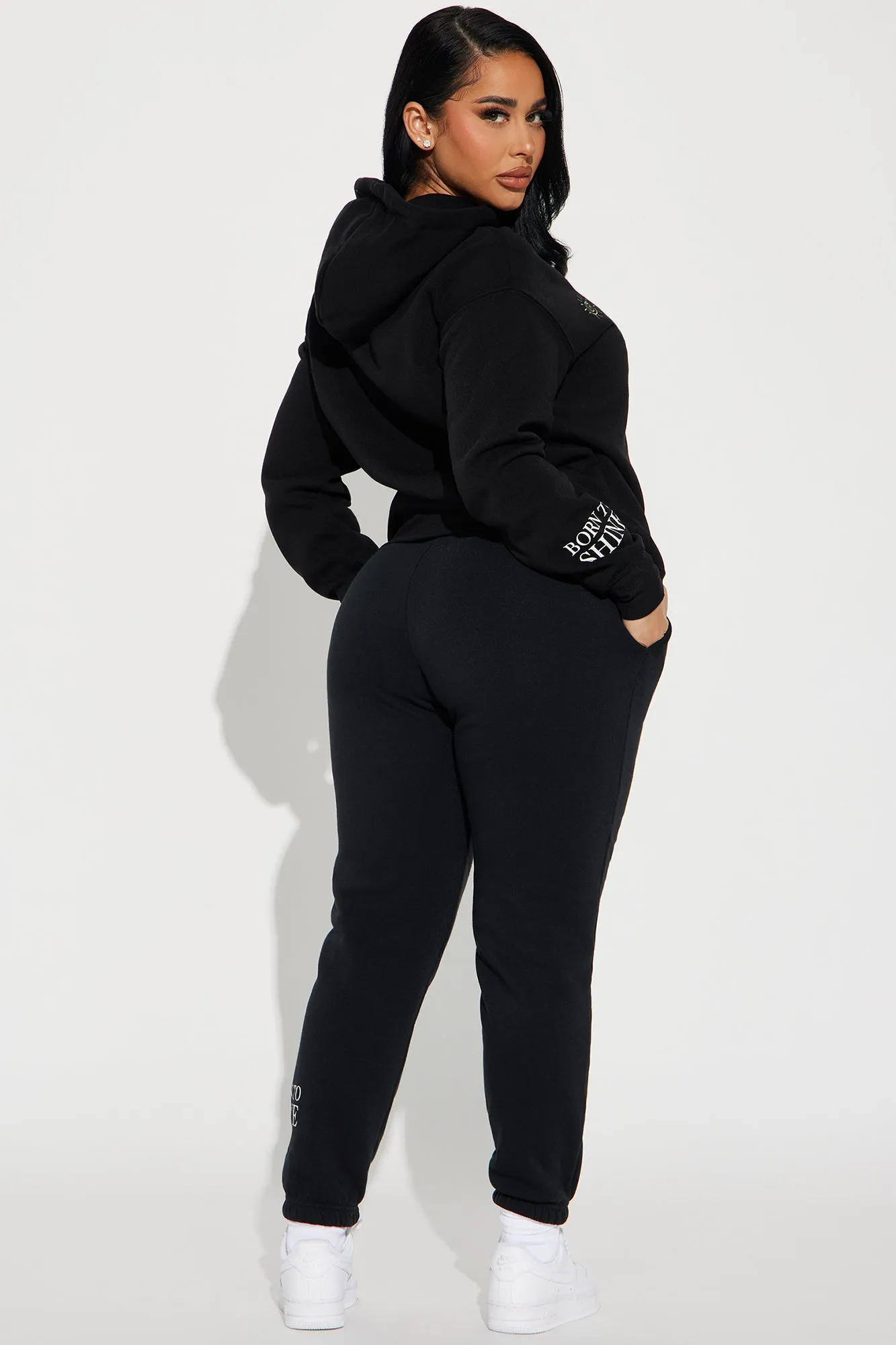Be Kind Jogger Set - Black