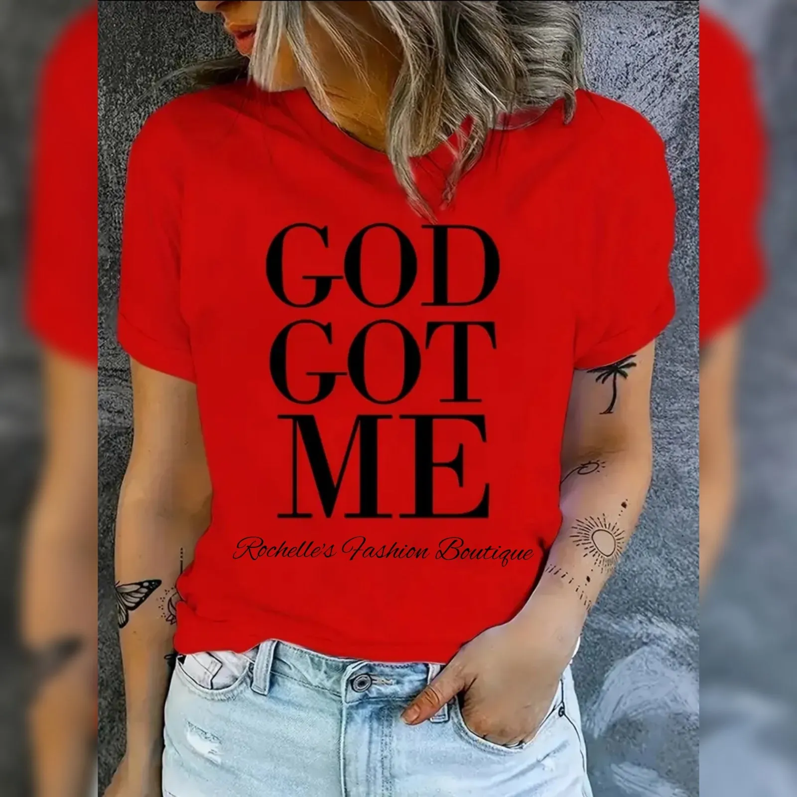 Black God Got Me T Shirt