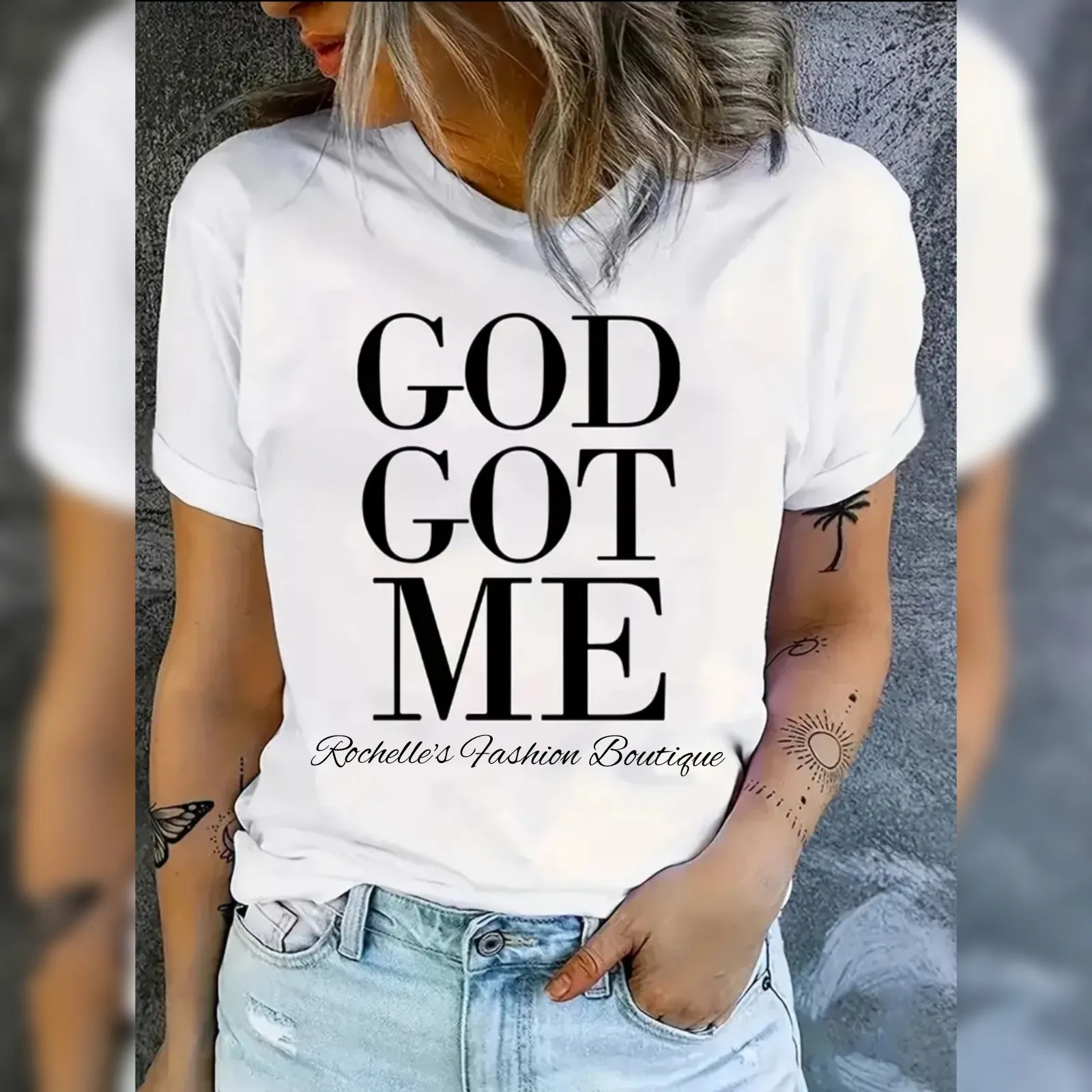 Black God Got Me T Shirt