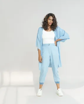 Blue Tencel Pants