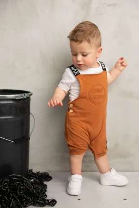 Brock 2pce Overall Set - Cinnamon