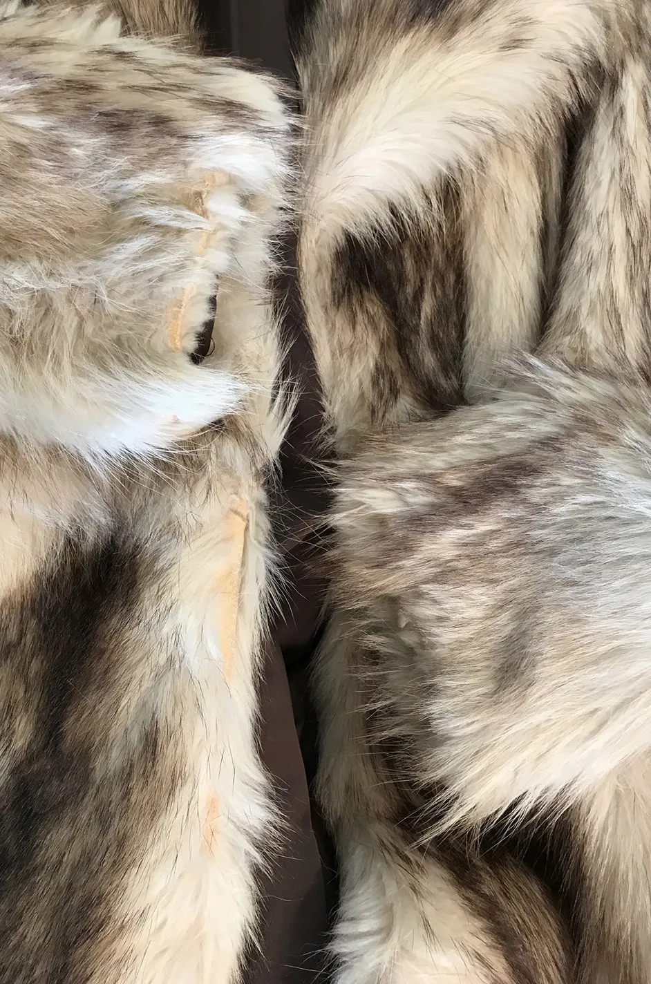 c1971-73 Donald Brooks Convertible Length Coyote Fur Coat