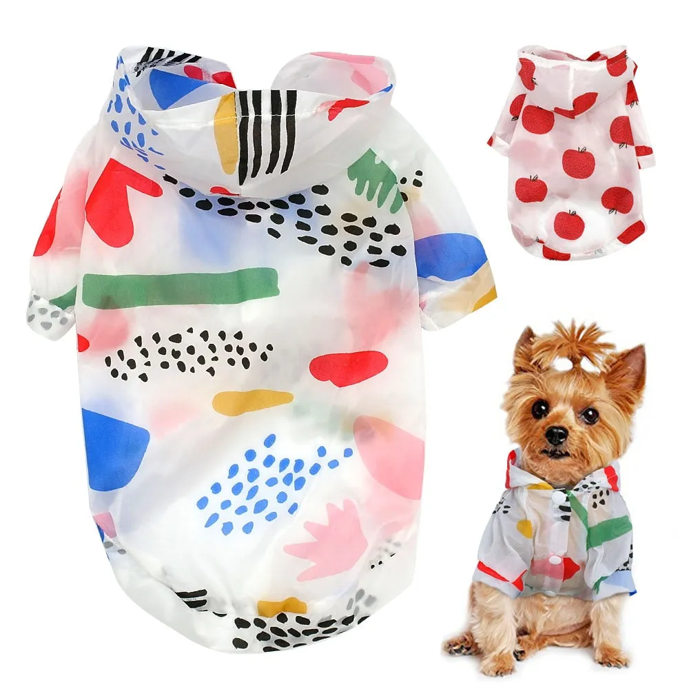 Dog Sun-Proof Clothing Hoodie Poncho