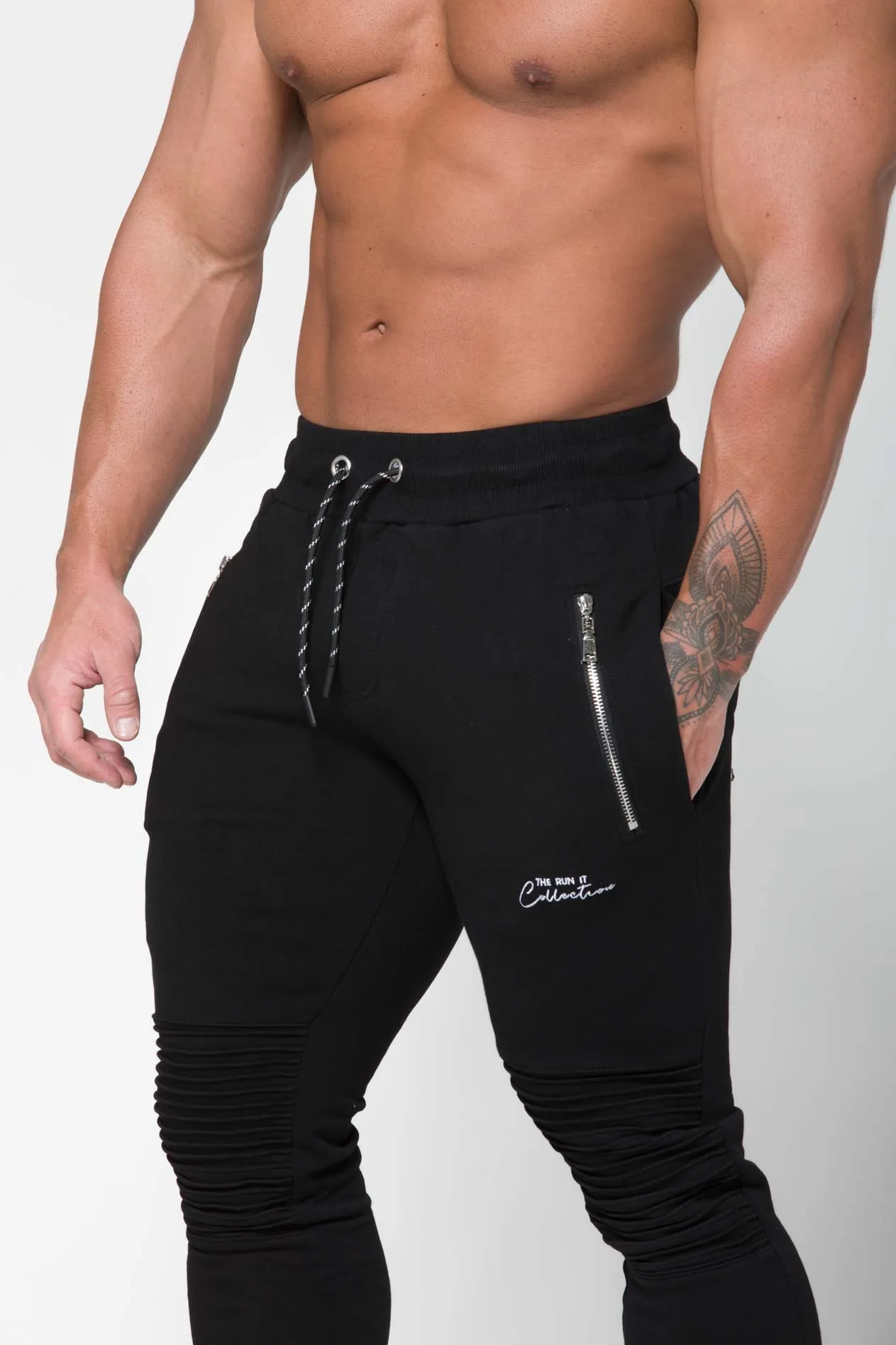 Fleece Track Pants - Black
