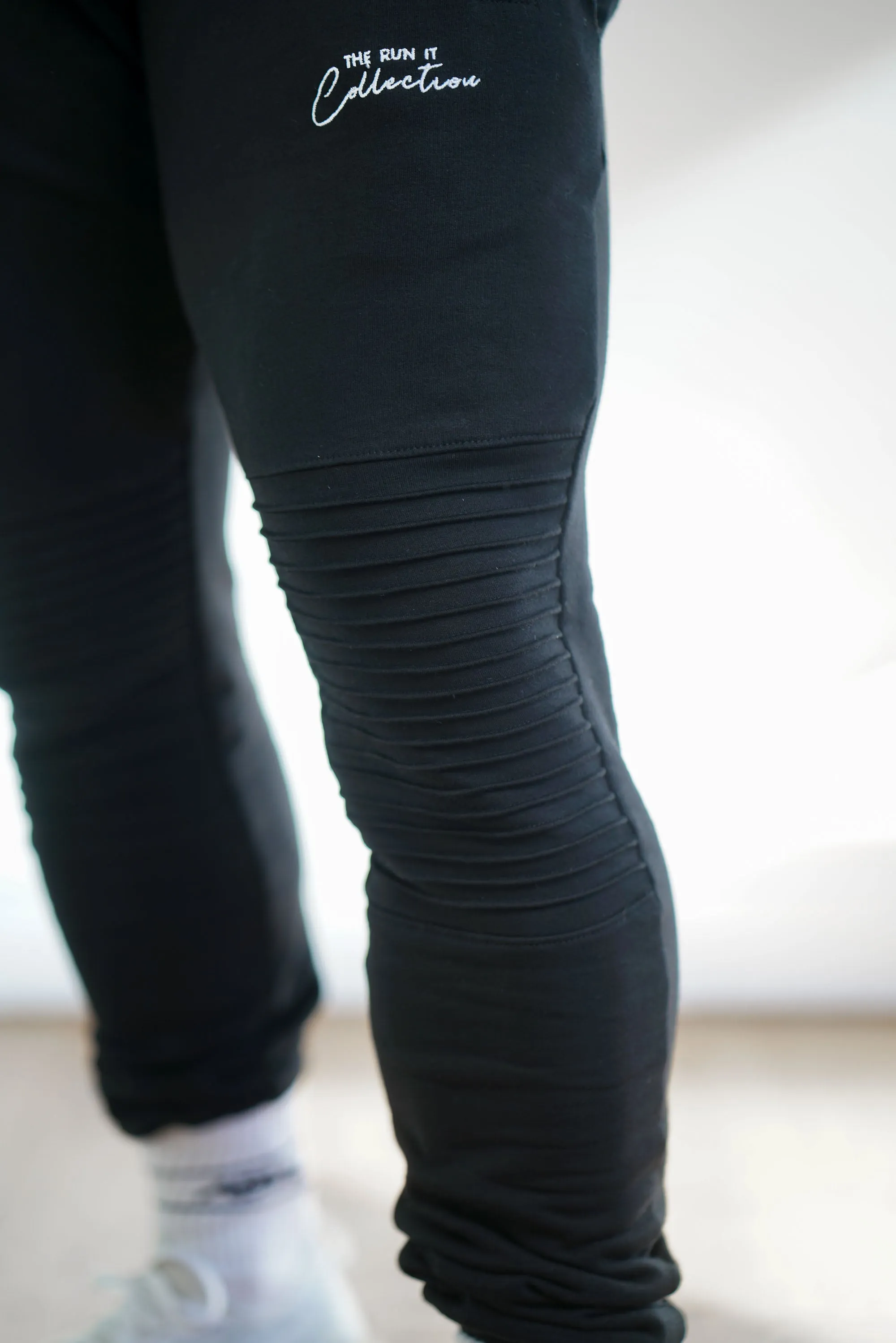 Fleece Track Pants - Black