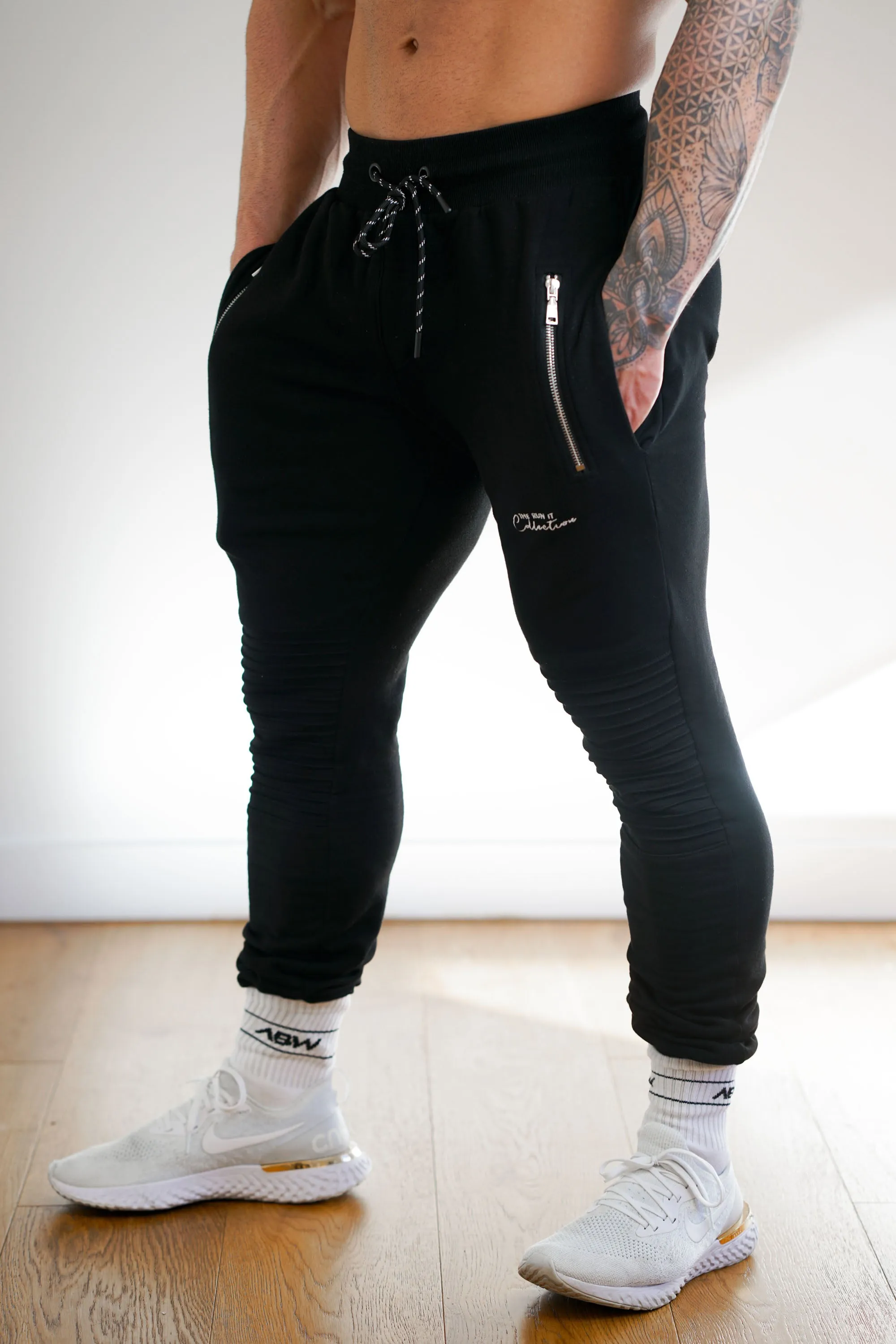 Fleece Track Pants - Black