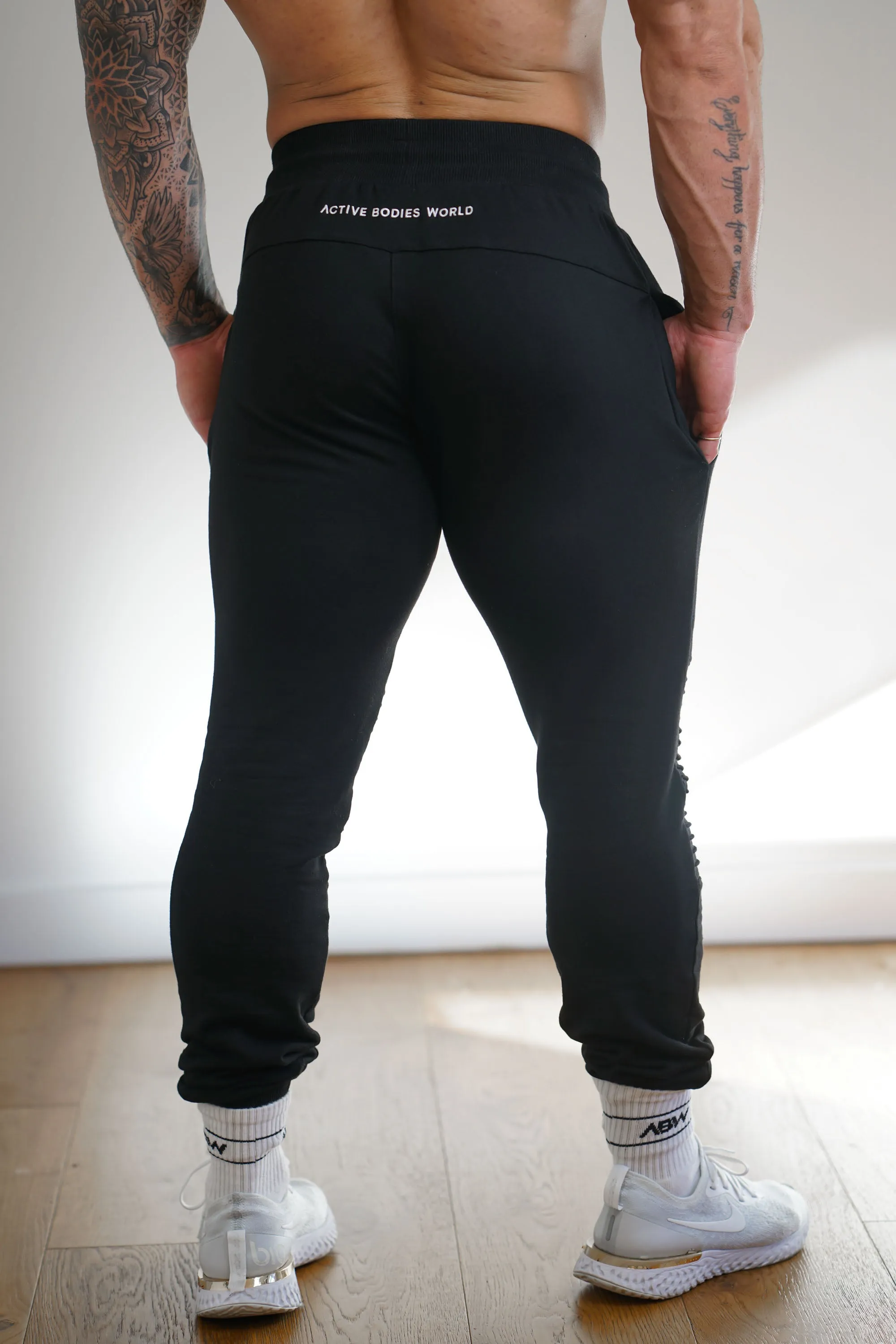 Fleece Track Pants - Black