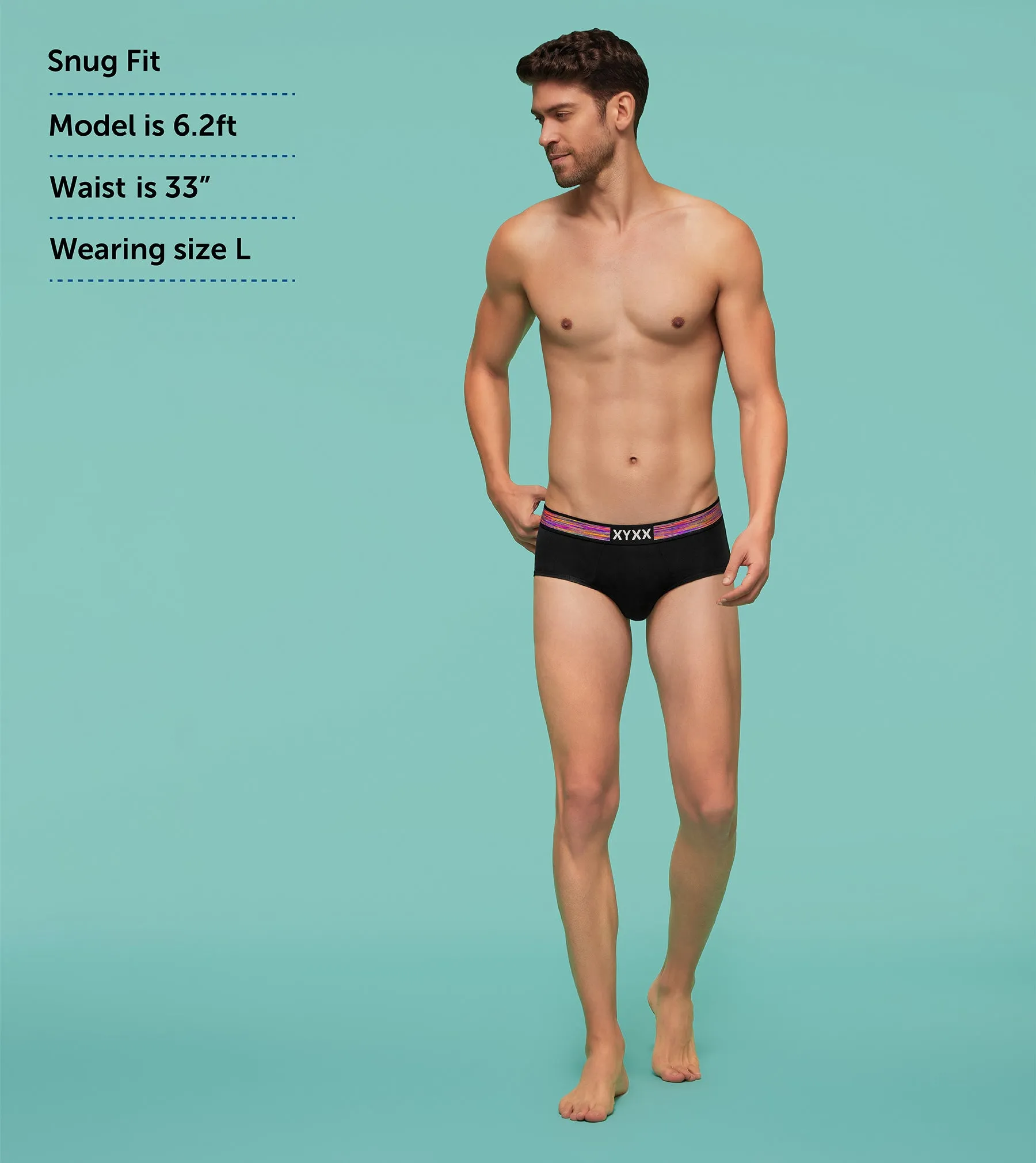 Hues Briefs Black Ribbon