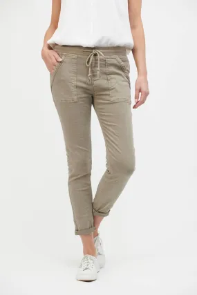 ITALIAN STAR Classic Drill Jogger - Elk