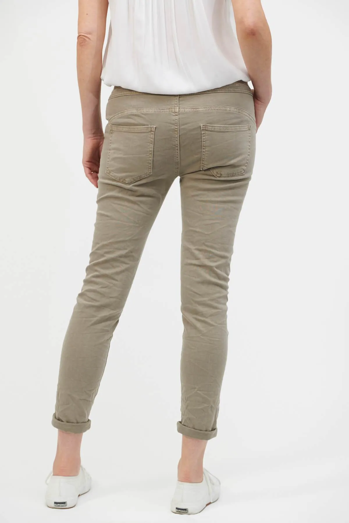 ITALIAN STAR Classic Drill Jogger - Elk