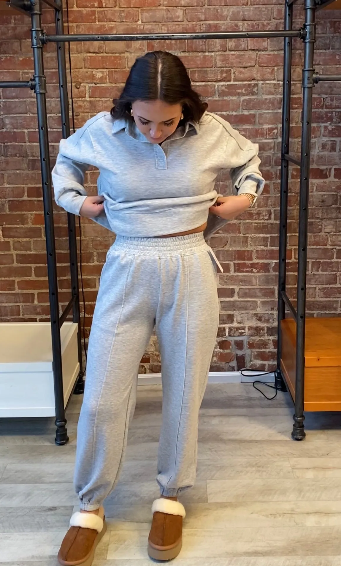 Lux Knit Joggers | H. Grey