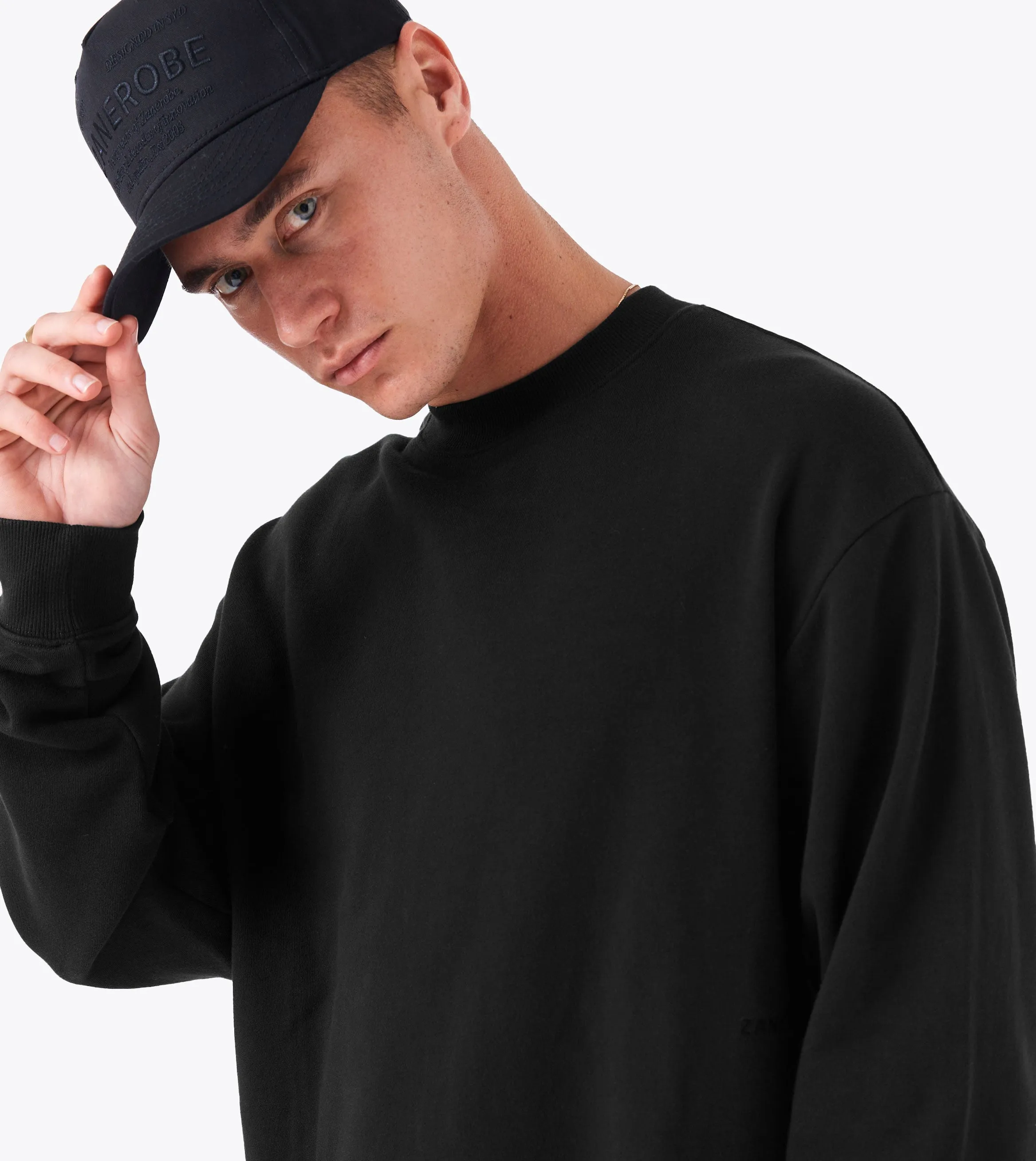Orgo Crew Sweat Black