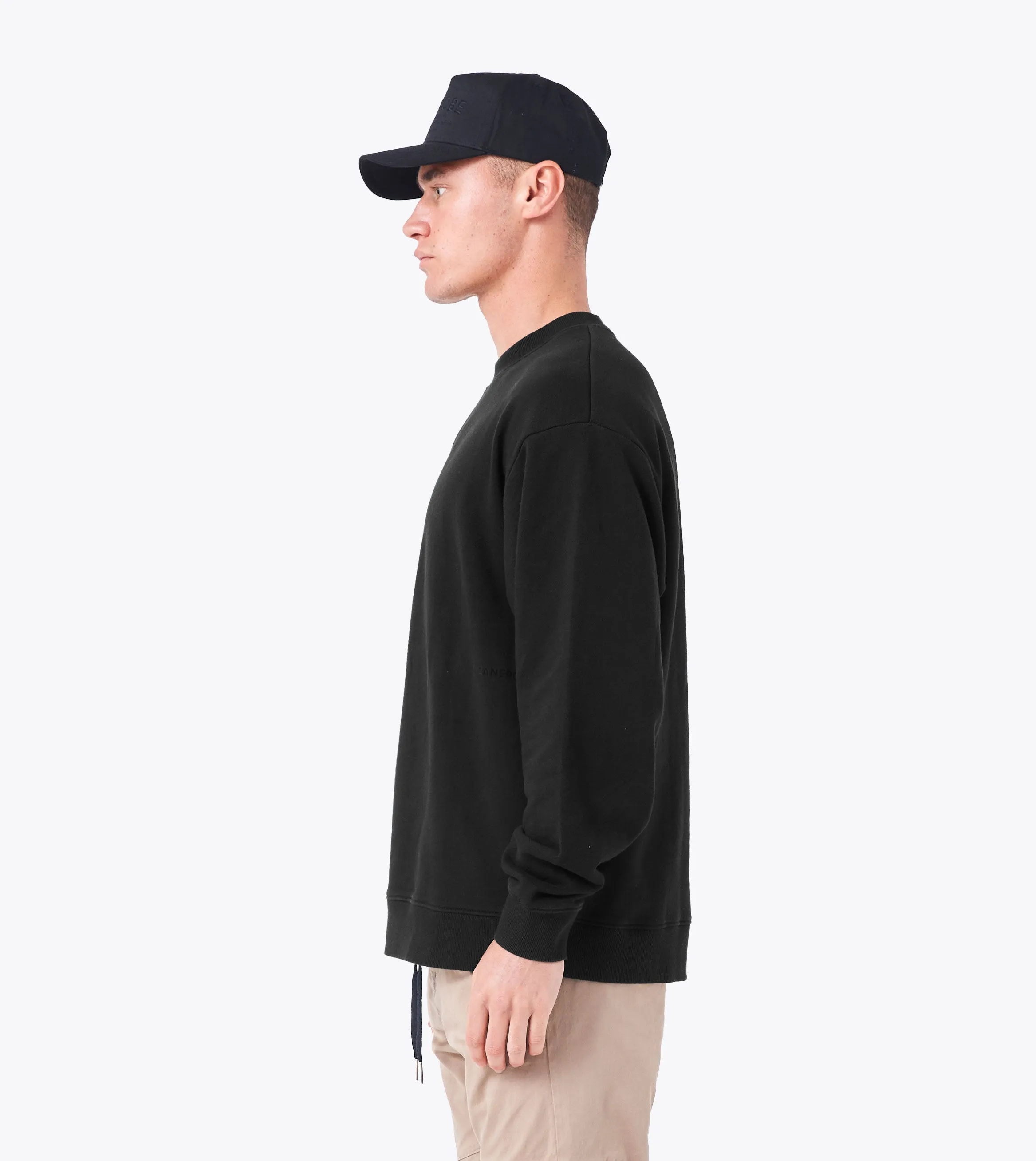 Orgo Crew Sweat Black