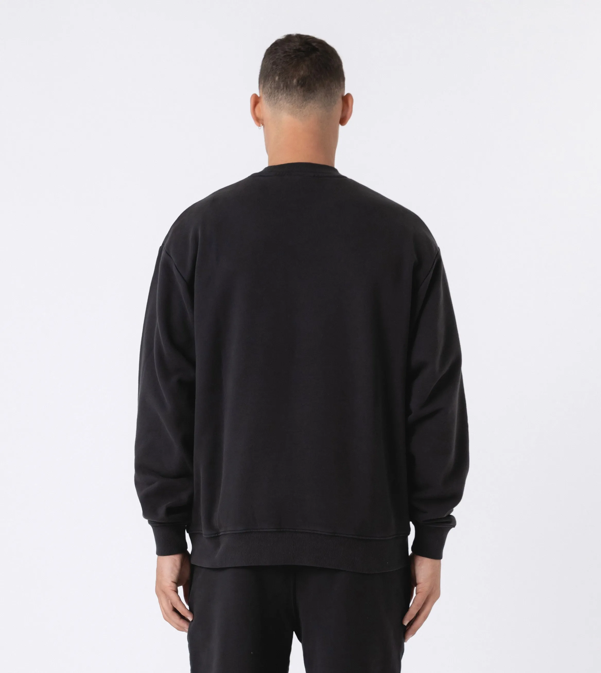 Orgo Crew Sweat GD Black