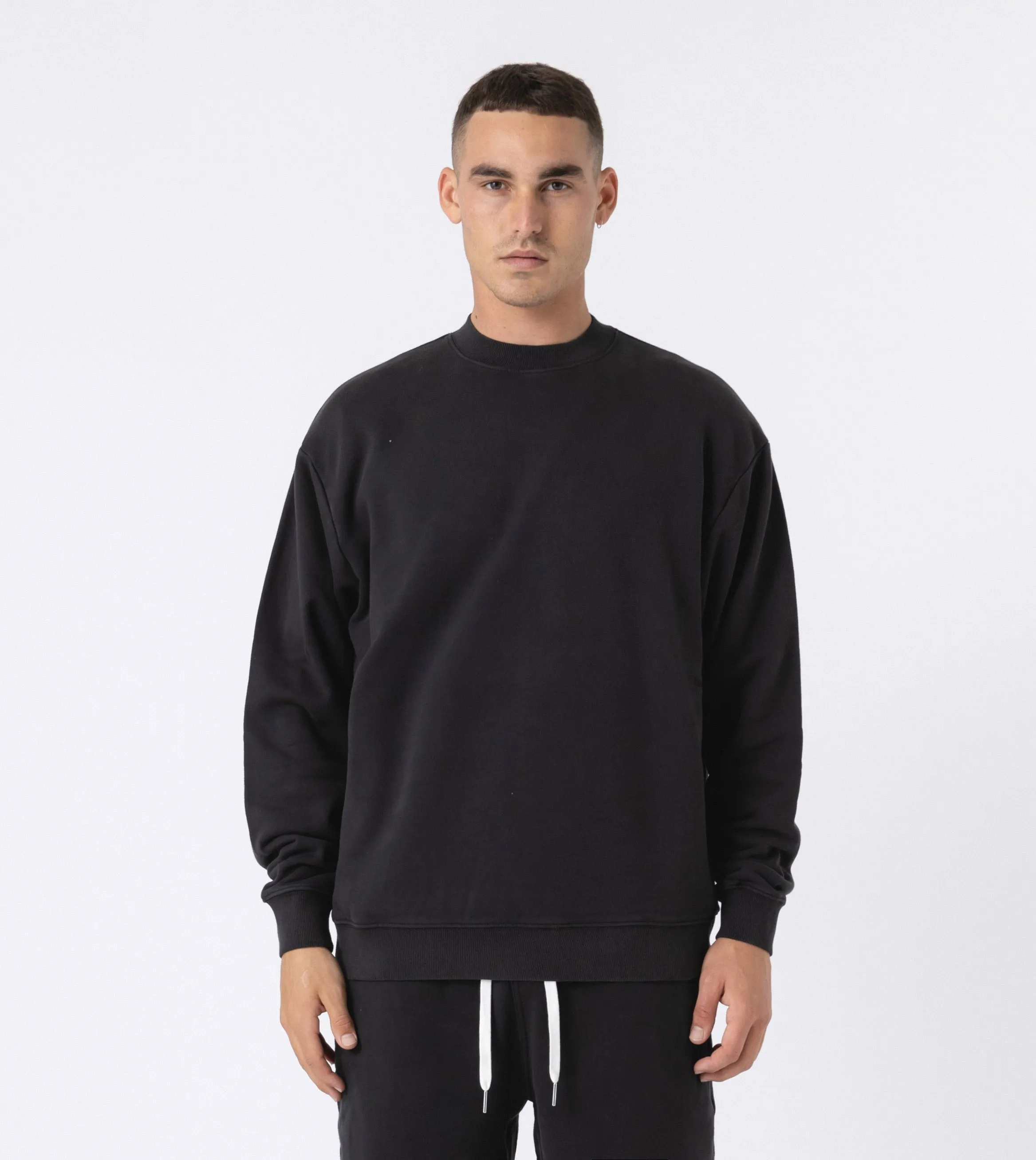 Orgo Crew Sweat GD Black