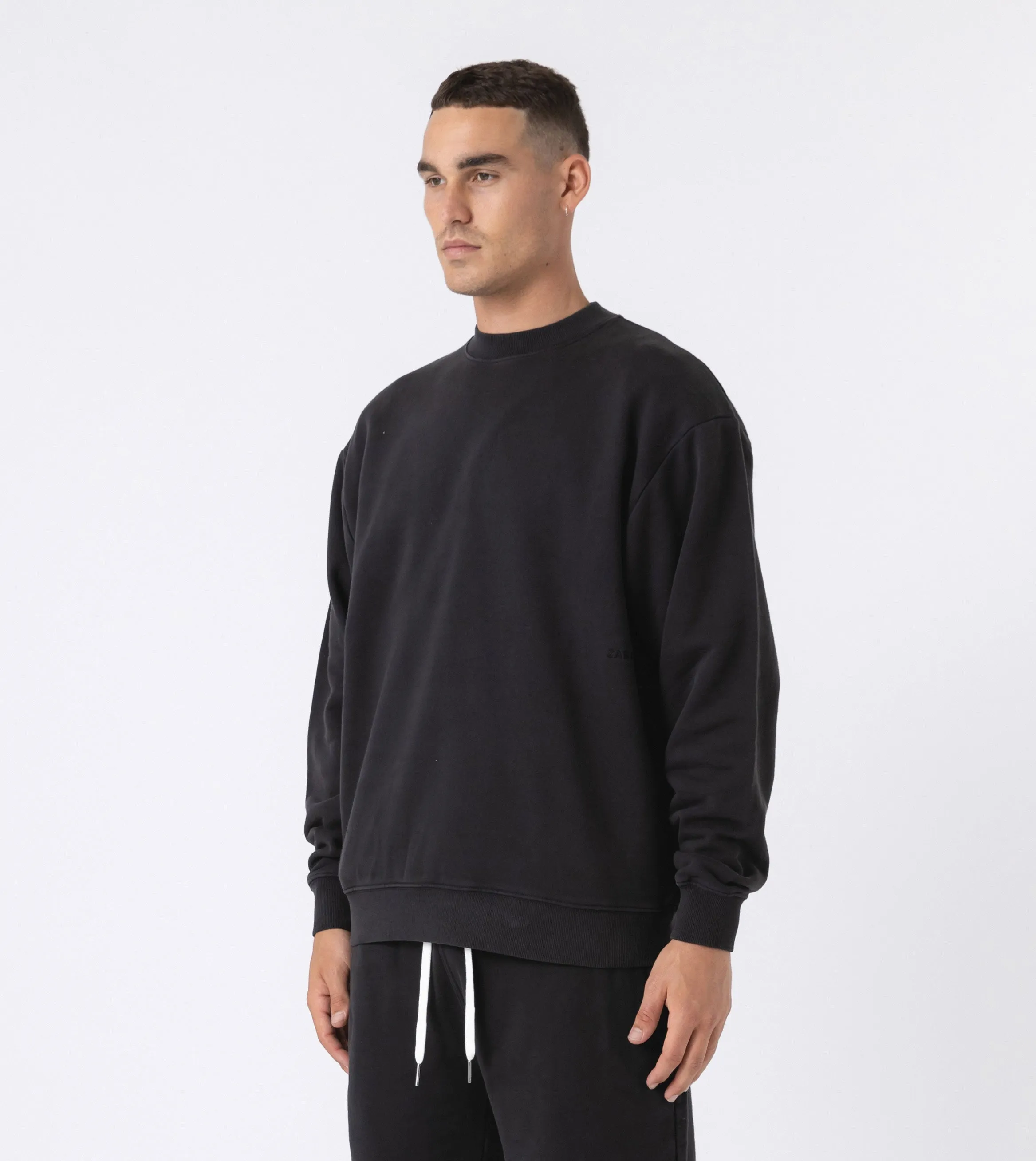 Orgo Crew Sweat GD Black