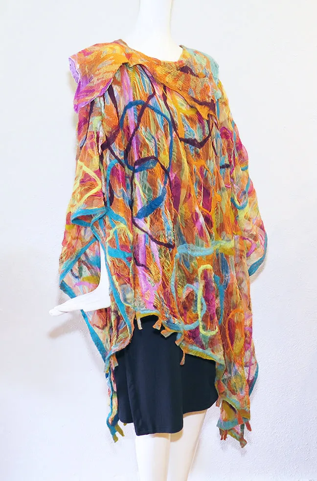 Perla Kopeloff - Nuno Felted Poncho