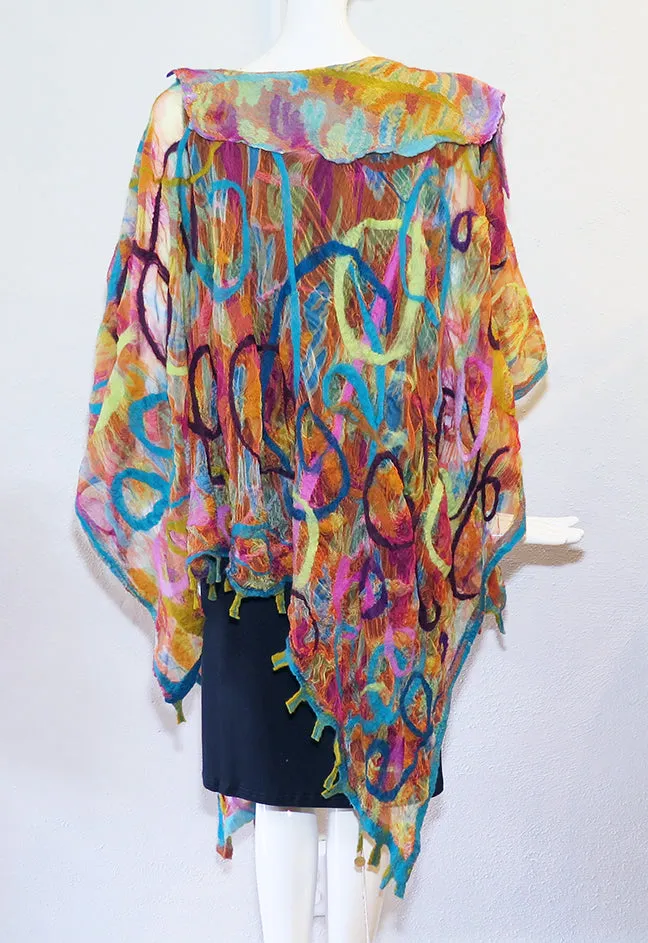 Perla Kopeloff - Nuno Felted Poncho