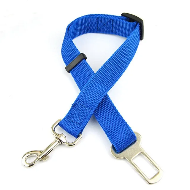 Pet Car Safety Belt Nylon Pets Dog Cat Seat Lead Leash Harness for Puppy Kitten Vehicle Security