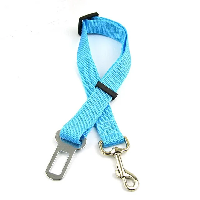 Pet Car Safety Belt Nylon Pets Dog Cat Seat Lead Leash Harness for Puppy Kitten Vehicle Security