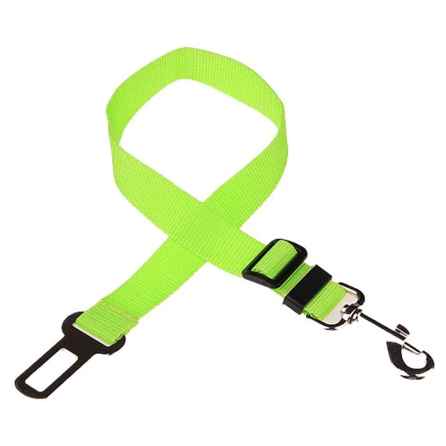 Pet Car Safety Belt Nylon Pets Dog Cat Seat Lead Leash Harness for Puppy Kitten Vehicle Security