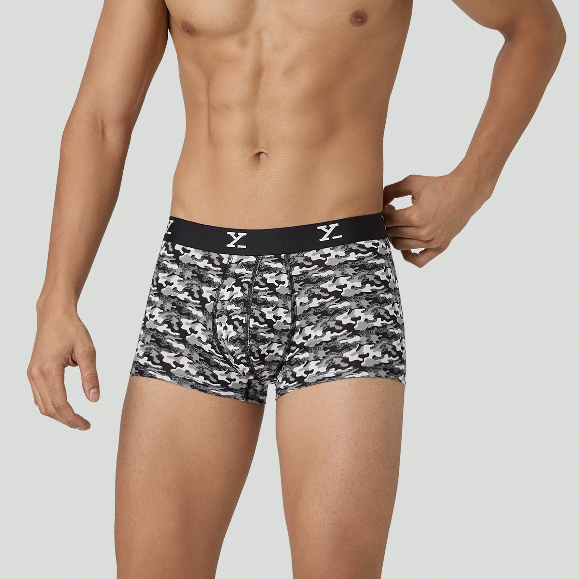 Prints For You Trunks Grey