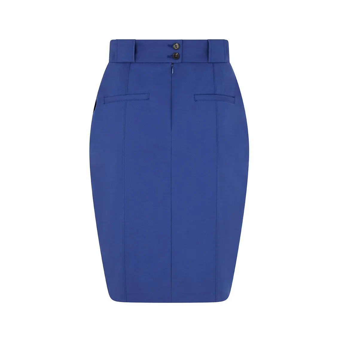 Tailored Pleated Cotton Skirt