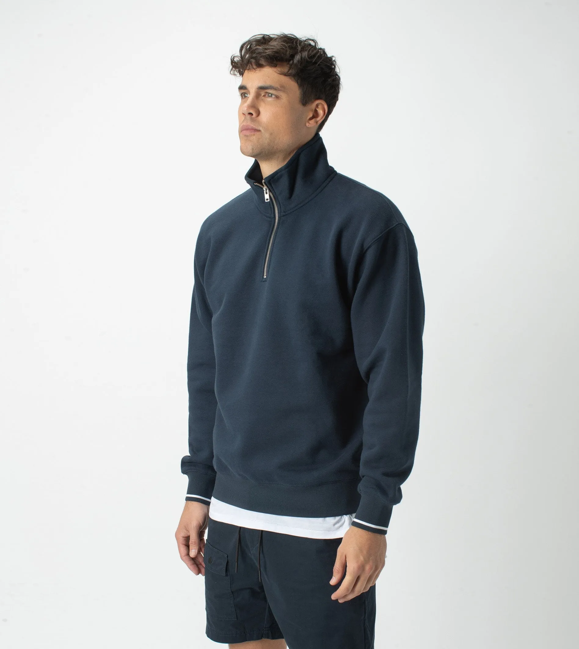 Track Zip Sweat Ink