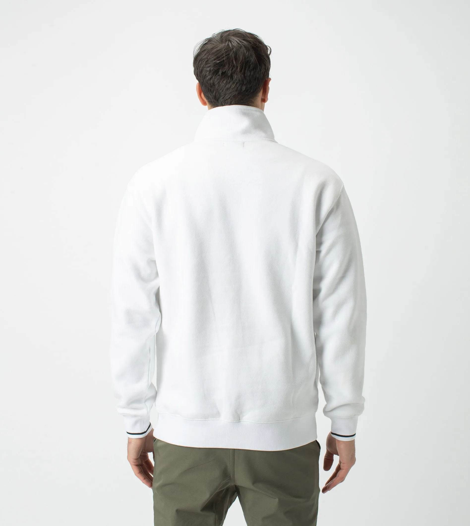Track Zip Sweat White