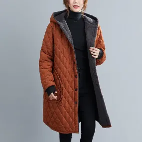 Velvet Soft Hooded Jacket