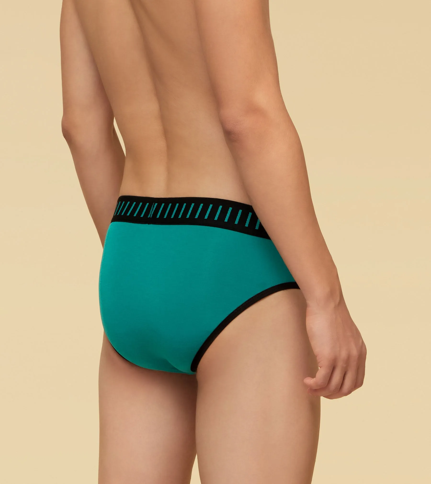 Vibe Briefs Aqua Green