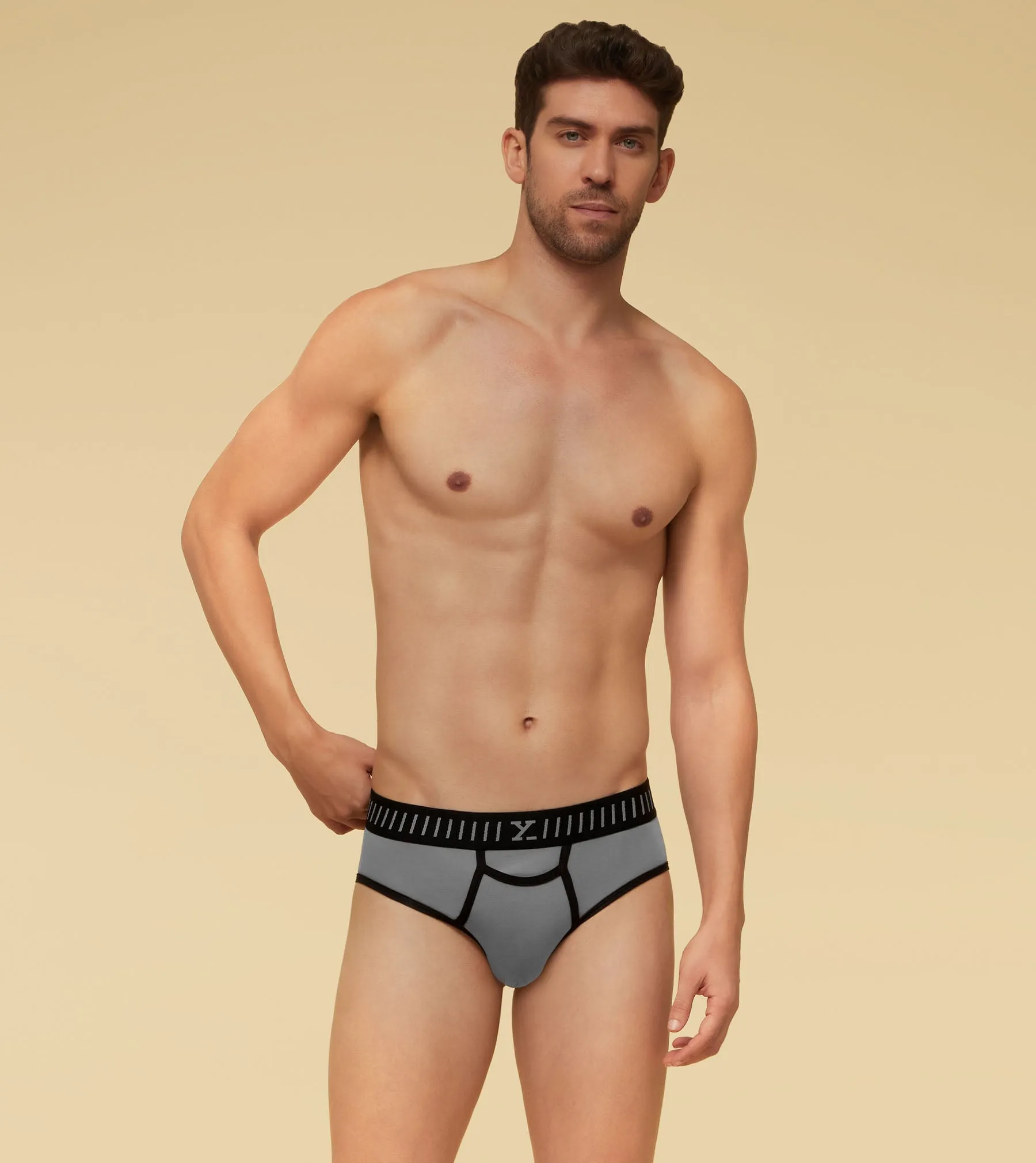 Vibe Briefs Ash Grey
