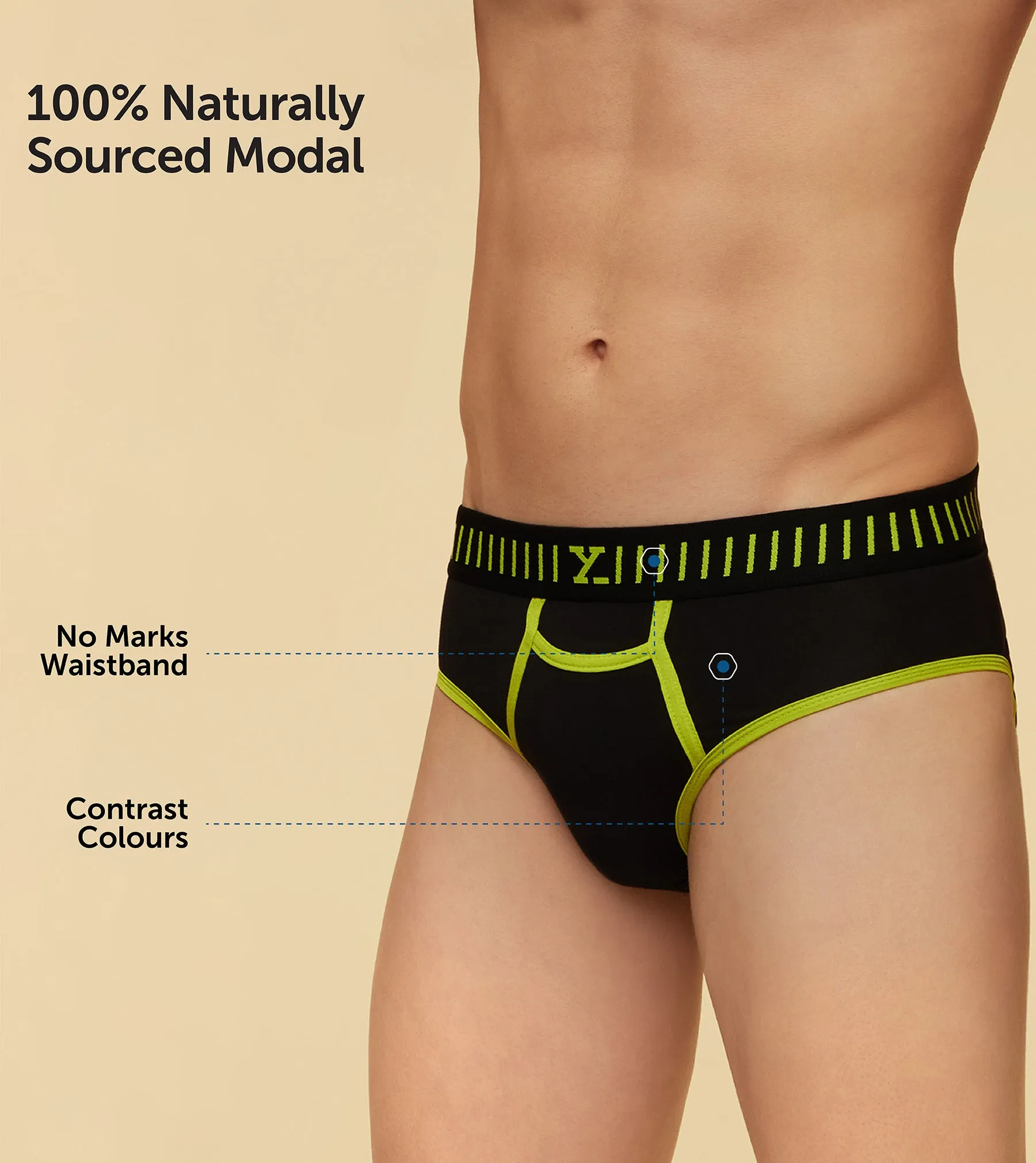 Vibe Briefs Black Knight